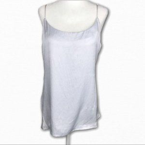 Helmut Lang Wrinkled Satin Drape Back Camisole